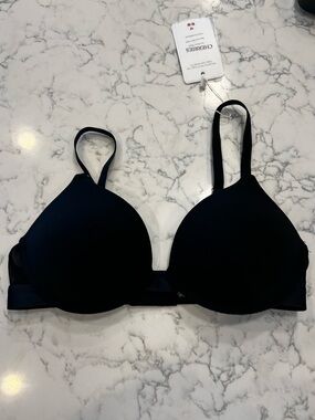 NWT Cherries Black‎ Bra Size XB
